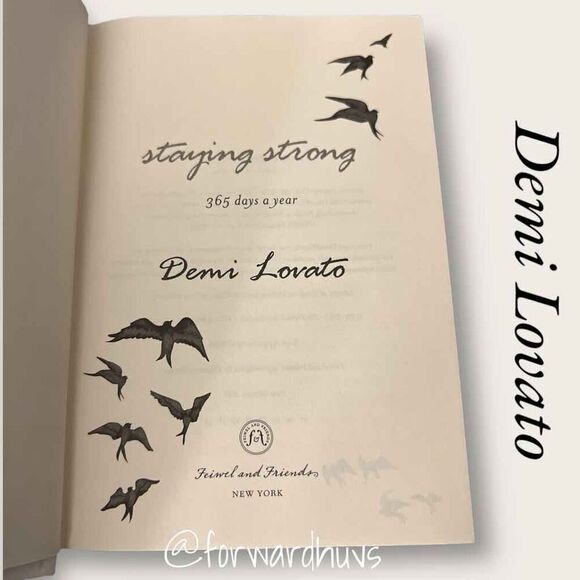 Demi Lovato | Staying Strong 365 | Hardcover Book - Picture 4 of 9